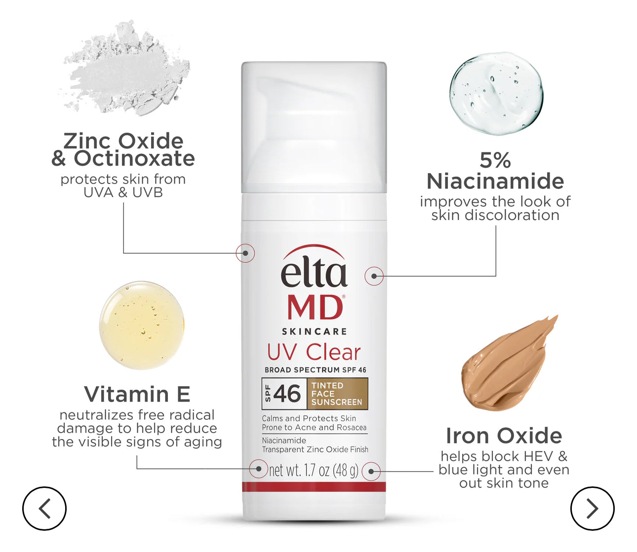 EltaMD UV Clear Tinted Broad-Spectrum SPF 46